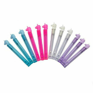 Tongkat Gelembung Sabun Unicorn Warna-warni (1 Pack isi 12 pcs)