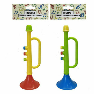 Terompet Mainan - Tinggi 15 cm - Campuran Warna (12 pcs)