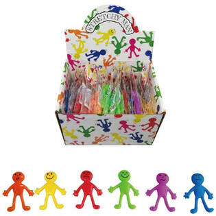 BONEKA SMILEY ELASTIS WARNA-WARNI - DALAM DISPLAY (36 pcs)