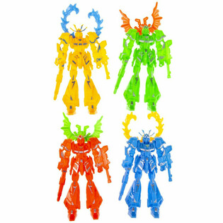 Robot Action Figure - Mix Warna (36 pcs)