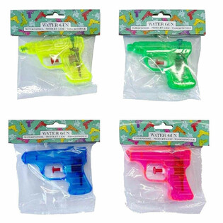 Pistol Air, 10 Cm - Campuran Warna (36 buah)