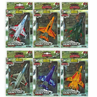 Pesawat F16 Metal Die-Cast (6 pcs)