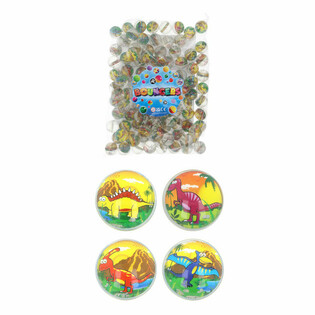 Mix Bola Bekel Dinosaurus &Oslash;3.3cm (100 pcs)