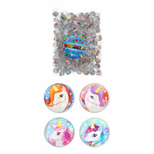 Bola Membal / Bekel Mix Unicorn &Oslash;3.3 cm (100 pcs)
