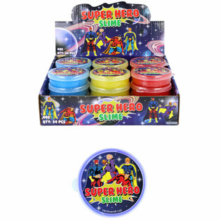 SLIME SUPER HERO DALAM DISPLAY (24 pcs)