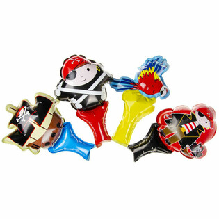 Balon Tangan Bajak Laut Tiup Sendiri (48 pcs)