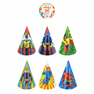 TOPI PESTA - MIX SUPERHERO (120 buah)