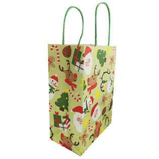 Kantong Hadiah Kertas Natal (12 buah)