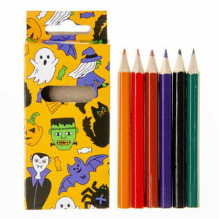 Set Pensil Warna Halloween isi 6 (24 set)