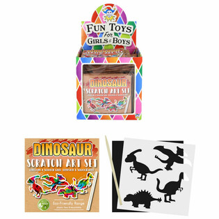 Display Dinosaurus Scratch Ajaib Ramah Lingkungan (108 pcs)