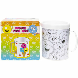 SMILEY - GELAS MINUM MEWARNAI DIY (2 pcs)