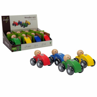 Mobil Kayu JOUECO - Dalam Display (8 Buah)