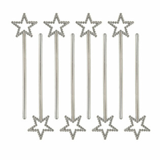 Tongkat Sihir Bintang, 17 cm (1 Pak isi 8 pcs)