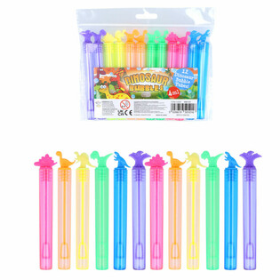 Stik Gelembung Sabun Dinosaurus Warna-Warni (Isi 12 pcs)
