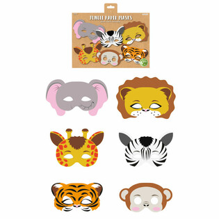 MASKER KERTAS HEWAN HUTAN RAMAH LINGKUNGAN (12 BUAH)