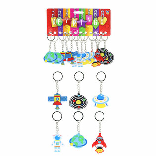 GANTUNGAN KUNCI - LUAR ANGKASA / ASTRONOTIK (12 pcs)