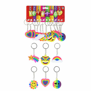 GANTUNGAN KUNCI - FIGUR PELANGI (12 pcs)