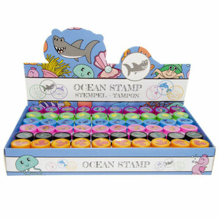 Stempel Hewan Laut - Display dengan 60 Buah