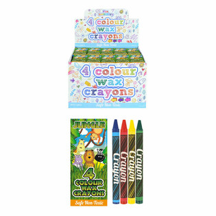 Set Krayon 4 Warna 'Hewan Hutan' - Display (120 pcs)