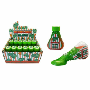 SLIME DINOSAURUS DALAM DISPLAY (12 BUAH)