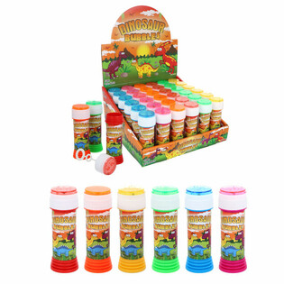 Balon Sabun Dinosaurus 50ml dengan Permainan Kesabaran - Display 36 Pcs
