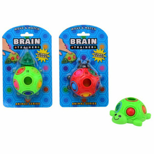 Mainan Fidget - Asah Otak Bentuk Hewan dalam Kemasan Kartu (12 pcs)