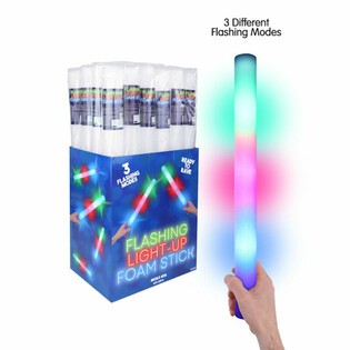 Stick Foam LED - Tongkat Pesta Multicolor dalam Display (24 pcs)
