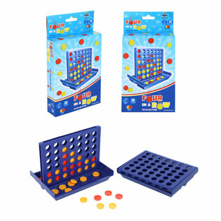 Permainan 4 BERDERET - Ukuran 13x9.5 cm dalam Kotak Hadiah (6 pcs)