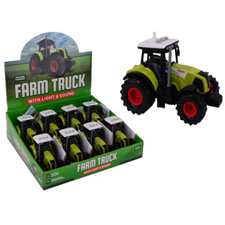 TRAKTOR PERTANIAN DENGAN CAHAYA DAN SUARA - DALAM DISPLAY (8 pcs)