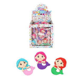 Penghapus MERMAID dalam Display (108 pcs)