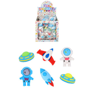 Penghapus Tema Luar Angkasa dalam Display (84 pcs)