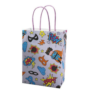 Tas Hadiah Kertas Superhero - 16x9x22 cm (12 pcs)