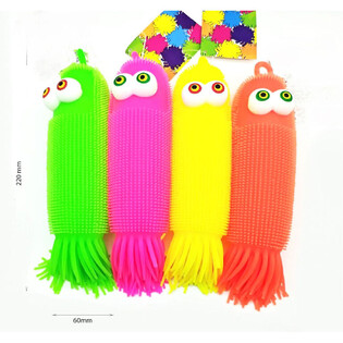 Mainan Puffer Ball Gurita - Panjang 20cm - Dalam Kotak Display (12 pcs)