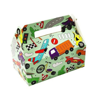 Kotak Menu Anak Motif Kendaraan - 22.5 x 12 x 9.5 cm (24 pcs)