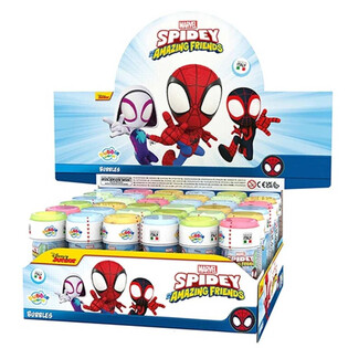 Gelembung Sabun Spidey Spiderman Amazing Friends - 60ml - Display (36 pcs)