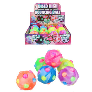 Bola Bekel Disco Menyala - 6cm - Dalam Display (12pcs)