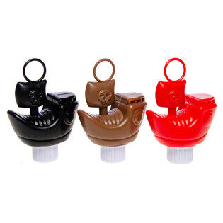 Kapal Bajak Laut untuk Permainan Pancing Bebek - Campuran Warna - 8 cm (15 pcs)