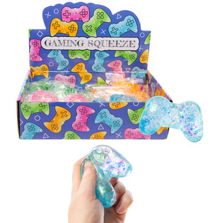 SQUEEZE GAMING CONTROLLER - CAMPUR WARNA - DALAM DISPLAY (12 pcs)