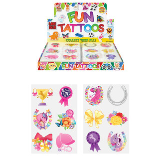 TATO MAINAN ANAK - MODEL: KUDA PONY DALAM DISPLAY (96 pcs)