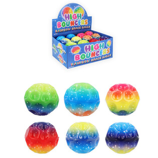 BOLA MEMANTUL RAINBOW SPACE DENGAN DISPLAY (24 pcs)