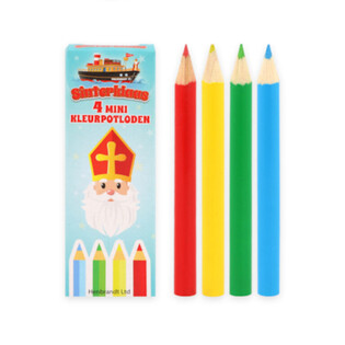 Pensil Warna Sinterklaas 4 Warna dalam Display (120 set)