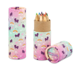 12 Pensil Warna dalam Tabung: Model Unicorn - Dalam Display (20 pcs)