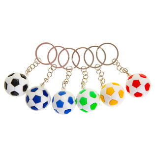 Gantungan Kunci Sepak Bola - Campur Warna (48 pcs)