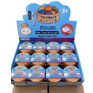 RAGE - Squishy Bun Dumplings KECIL (5.3x5.3x4.1 cm) - Mainan Fidget Viral 2026 (24 pcs)