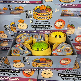 RAGE - Squishy Bun Dumplings BESAR - ONE SET PU FOAM SQUISHY EDITION (12 pcs.)