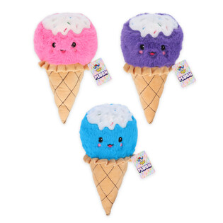 Boneka Plush Es Krim Besar - 25 cm - Campuran Warna (12 pcs)
