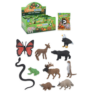 Blindbag Hewan Liar dengan Display Kotak (60 pcs)