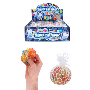 Squeezy Beadz Mesh Balls dalam Display (36 pcs)