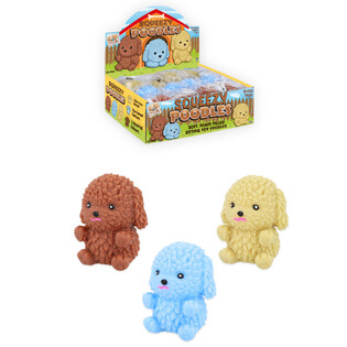 Stretchy Squishy Poodle dalam Display (12 Pcs)