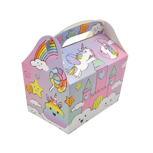 KOTAK MAKANAN ANAK MODEL: UNICORN - Ukuran 18.5x12x19 CM - KIDSBOX (24 pcs)